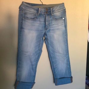American eagle jeans crop